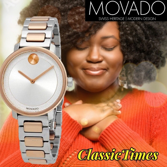 Movado Accessories - ***SOLD*** Movado Bold Silver Dial Two-Tone Ladies Watch 3600504